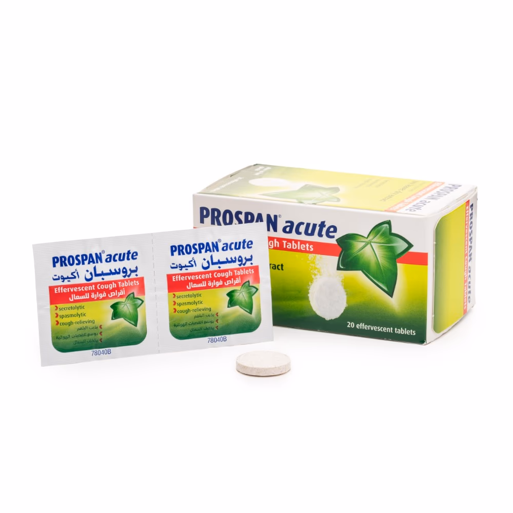Prospan Acute Effervescent Cough Tablets 20's 4