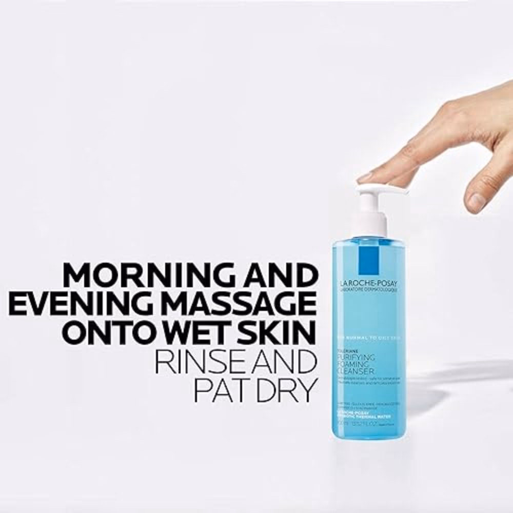 La Roche-Posay Toleriane Purifying Foaming Cleanser, 400ml – Gentle Face Wash for Normal to Oily Skin 2