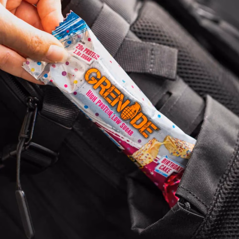 Grenade Protein Bar birthday cake 60gm 4