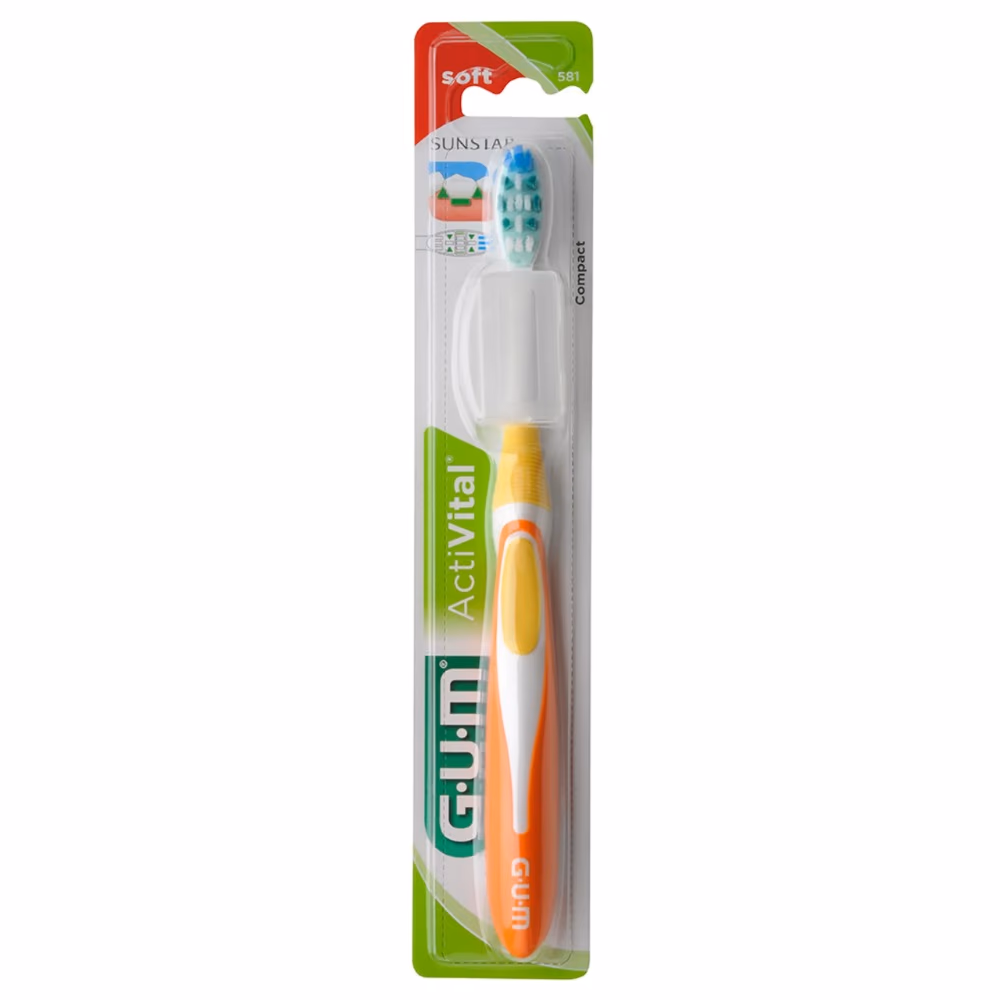 GUM ActiVital Toothbrush (581) Soft - Assorted Color 1