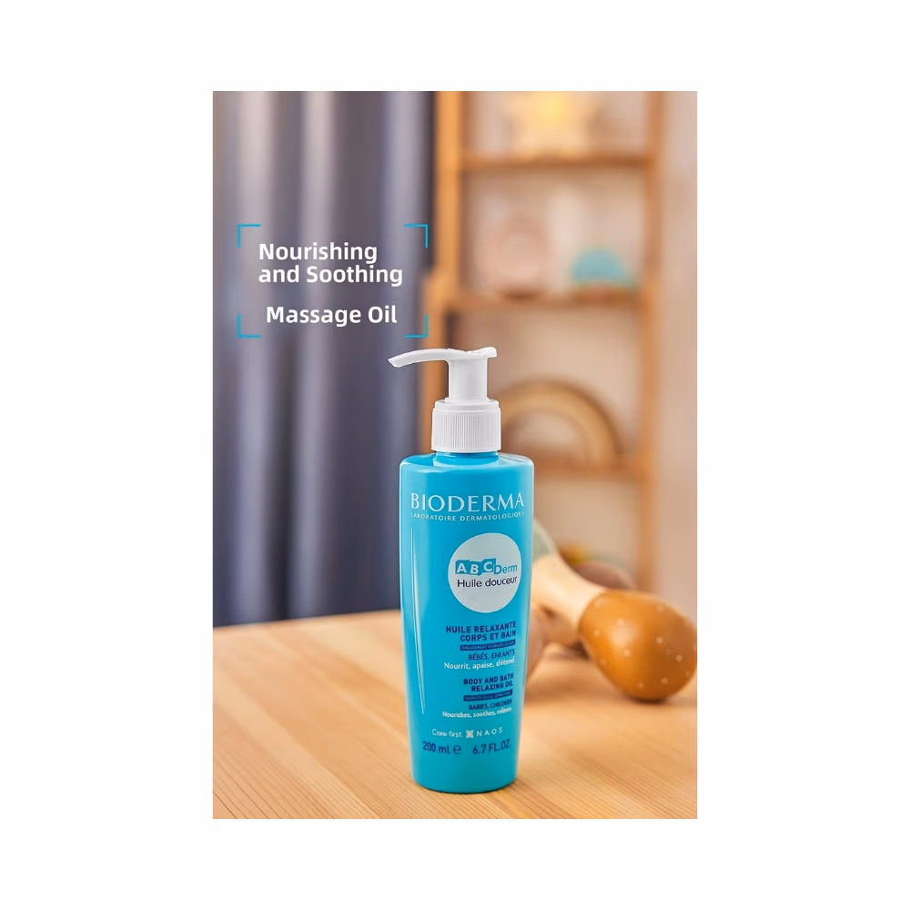 Bioderma ABCDerm Body And Bath Relaxing Oil 200 ml 4