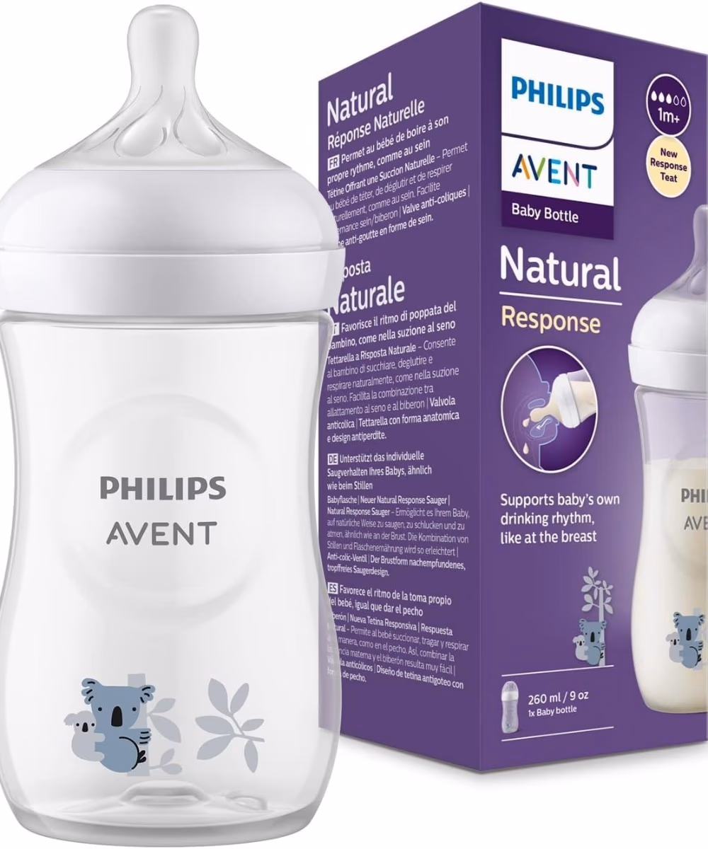 Philips Avent Natural Response Baby Bottle 260ml One Month Plus 1