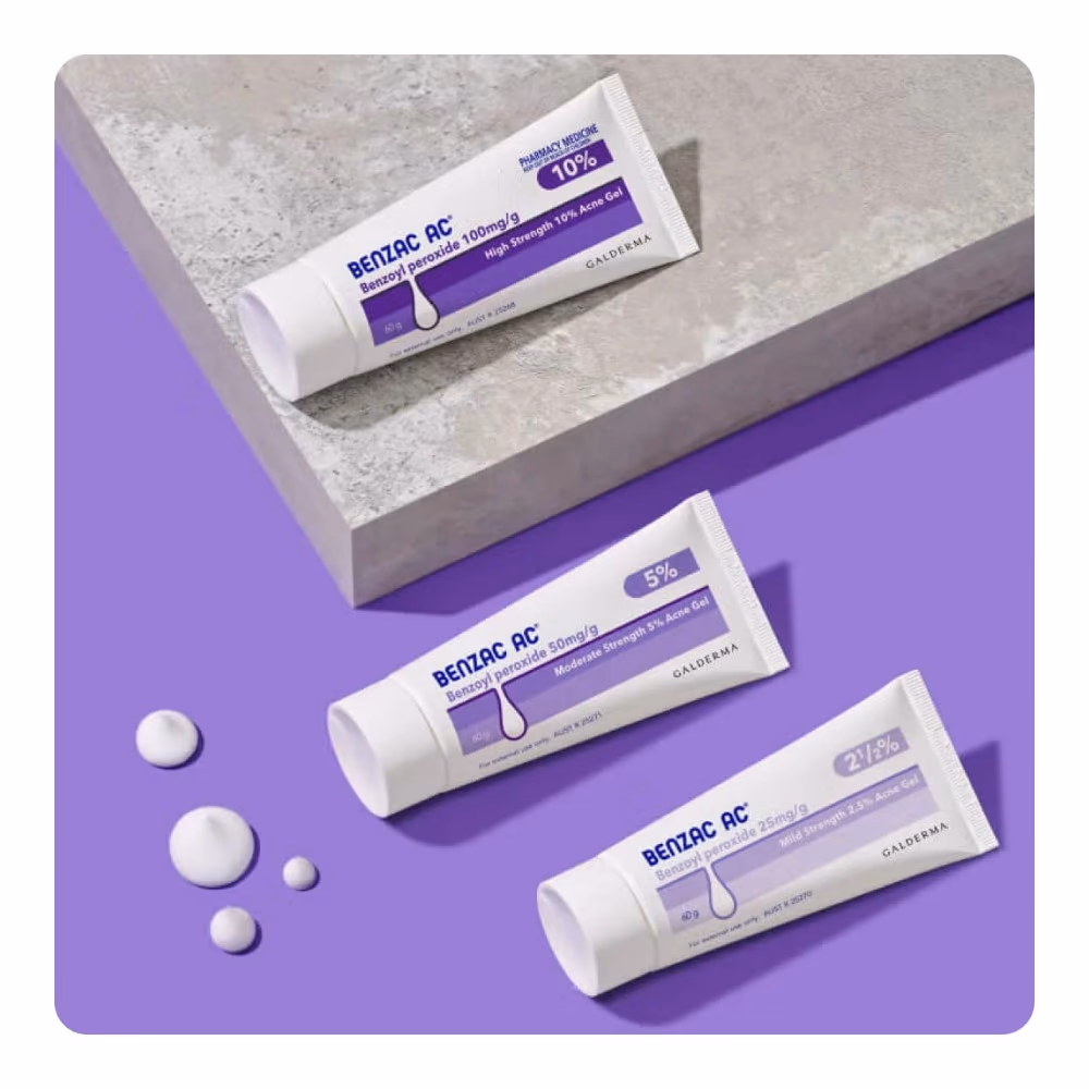 Benzac AC Gel 5% – 60 g Topical Acne Gel for Pimples And Breakouts 2