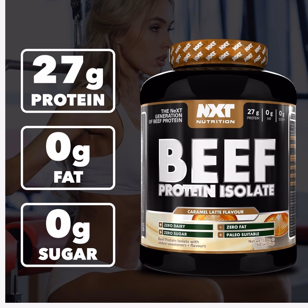 NXT Beef Protein Isolate Caramel Latte 1.8Kg 3