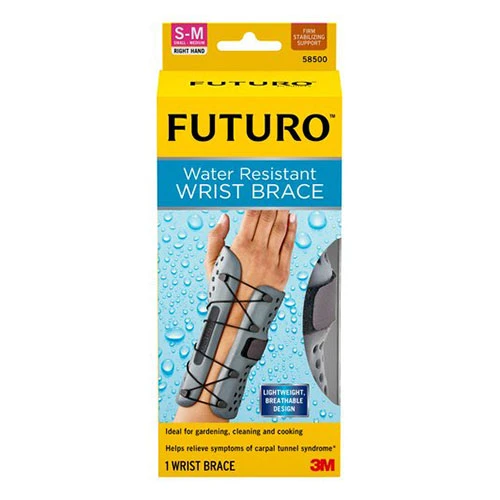 3M Futuro Water Resistant Wrist Brace (58500) - Right Hand - Small/Medium Size - 1 Wrist Brace 1