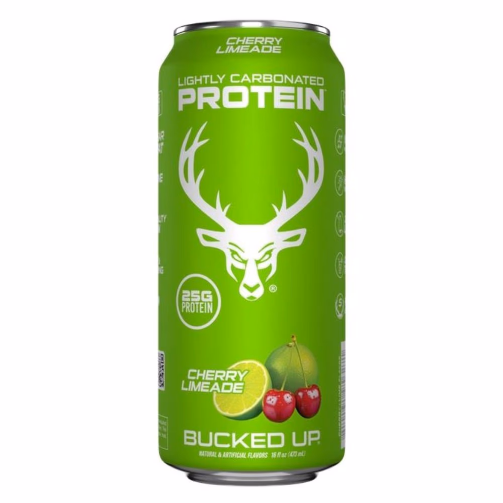 Bucked Up Carbonated Protein RTD Cherry Limeade 473ml