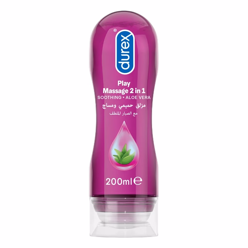 Durex Play Massage 2 in 1 Intimate Lubrication with Soothing Aloe Vera Gel 200ml 1