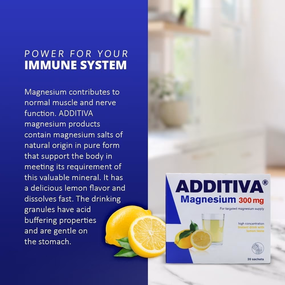 Additiva Magnesium 300mg 20 Sachets  3