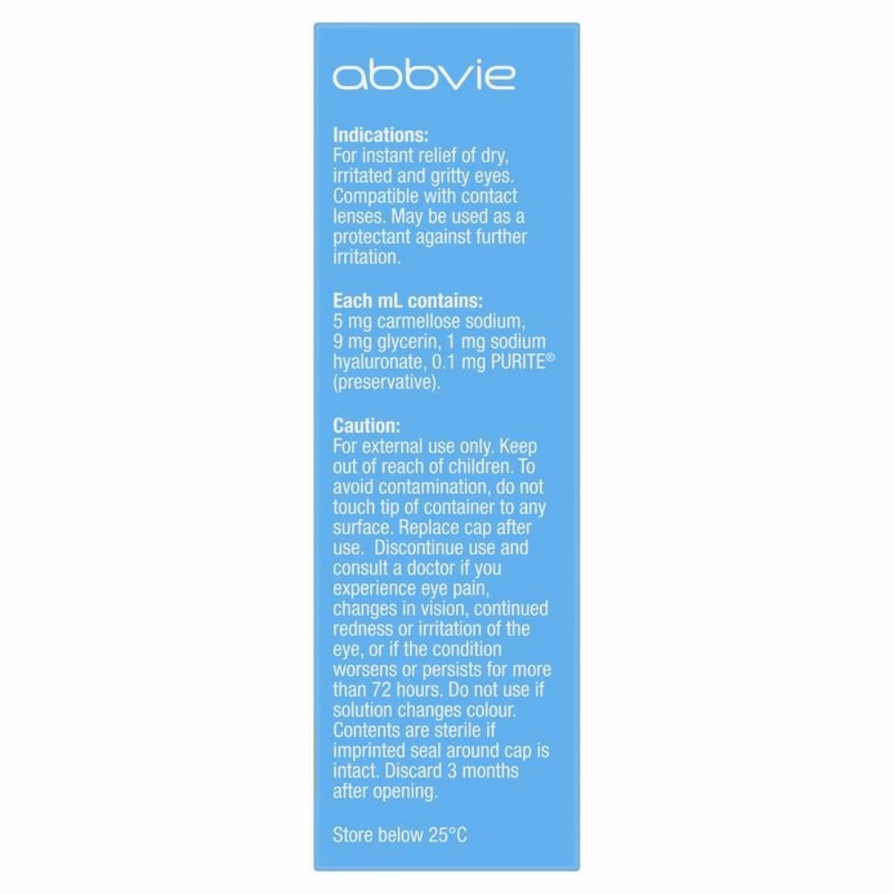 Optive Fusion Eye Drops 10Ml 3