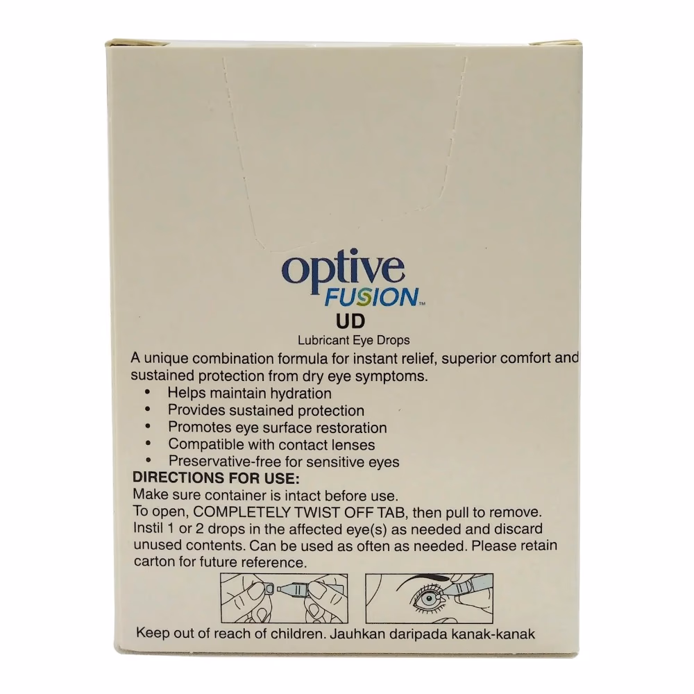 Optive Fusion UD Eye Drops 0.4 mL 30's 4