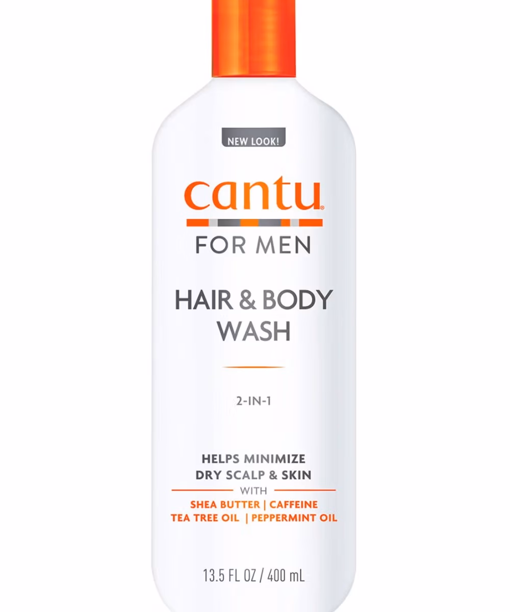 Cantu Shea Butter Men's 3-in-1 Shampoo, Conditioner & Body Wash – 400ml 1