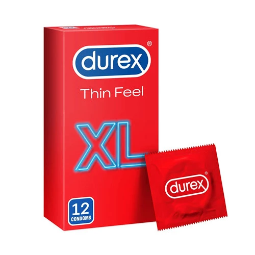 Durex Thin Feel XL Condoms - Pack of 12 1
