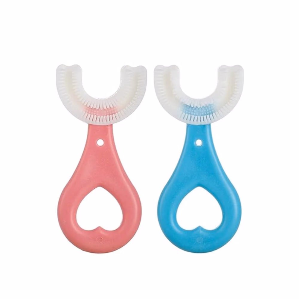 EzyCare Kids U-Shaped Toothbrush – Soft Silicone Oral Care Brush 1