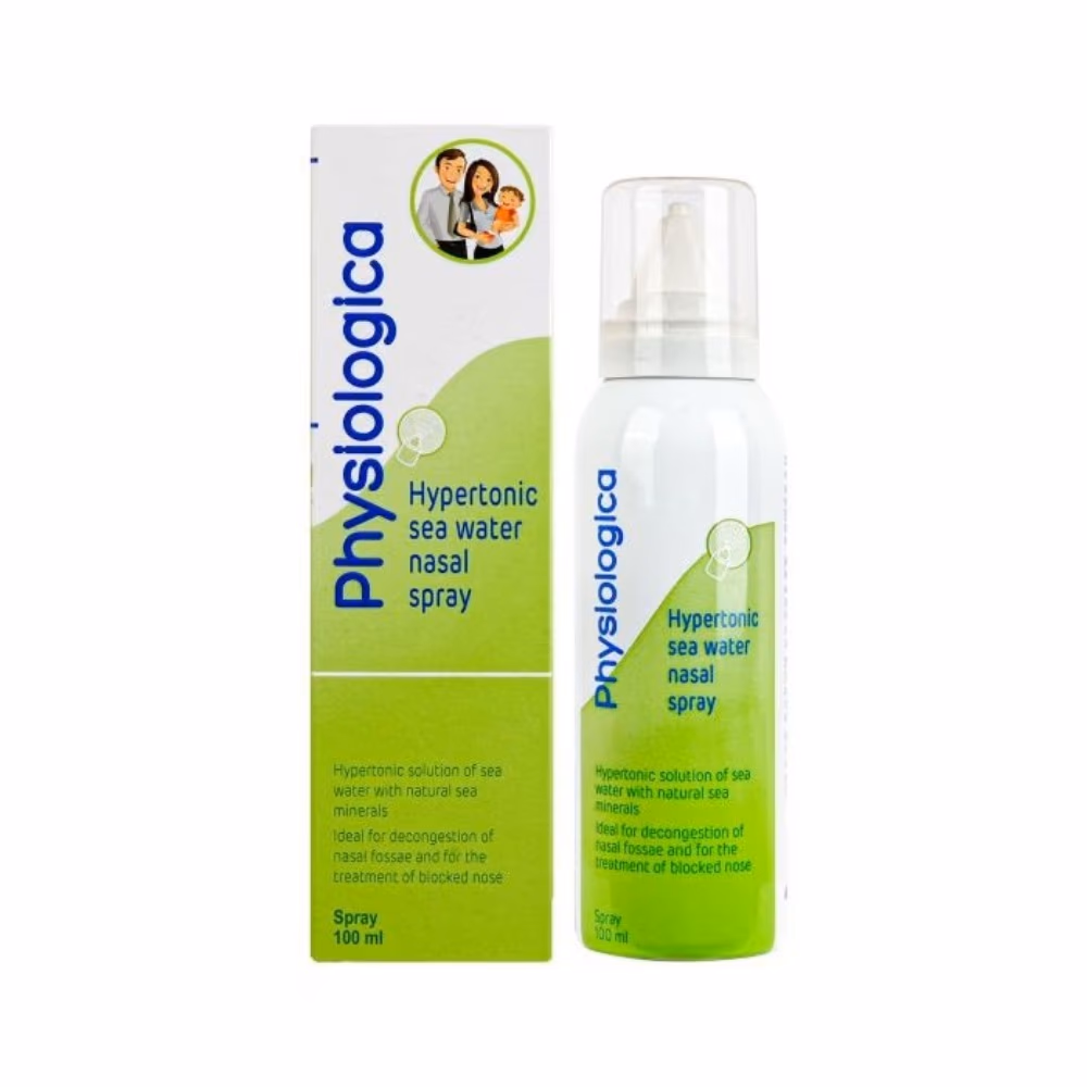 Physiologica Hypertonic Saline Nasal Spray 100ML