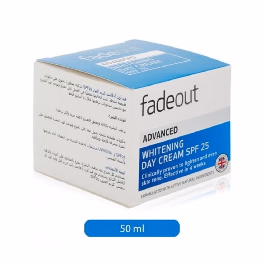 Fadeout Advanced Whitening Day Cream SPF 25 2