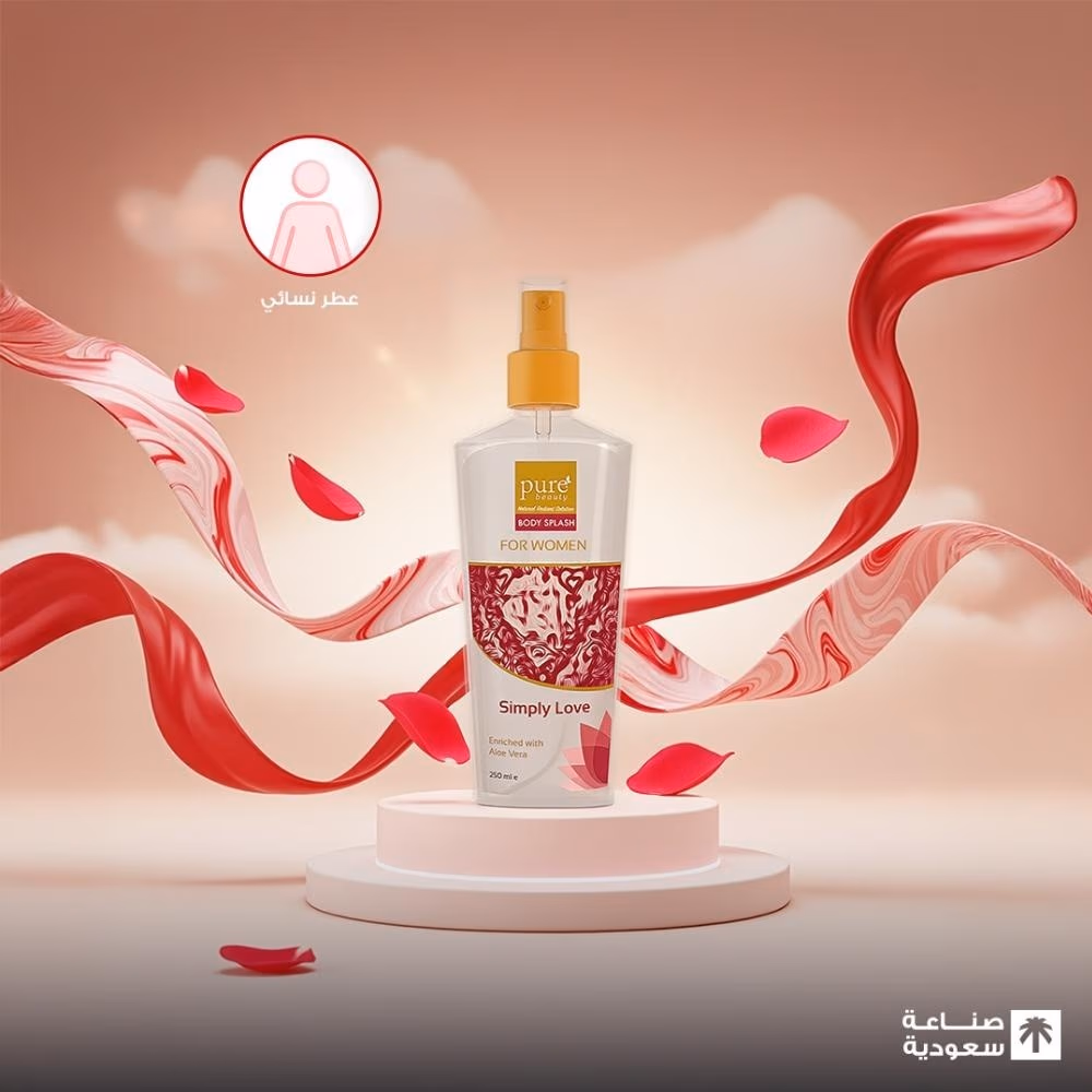Pure Beauty Body Splash Simply Love For Women 250ml 5