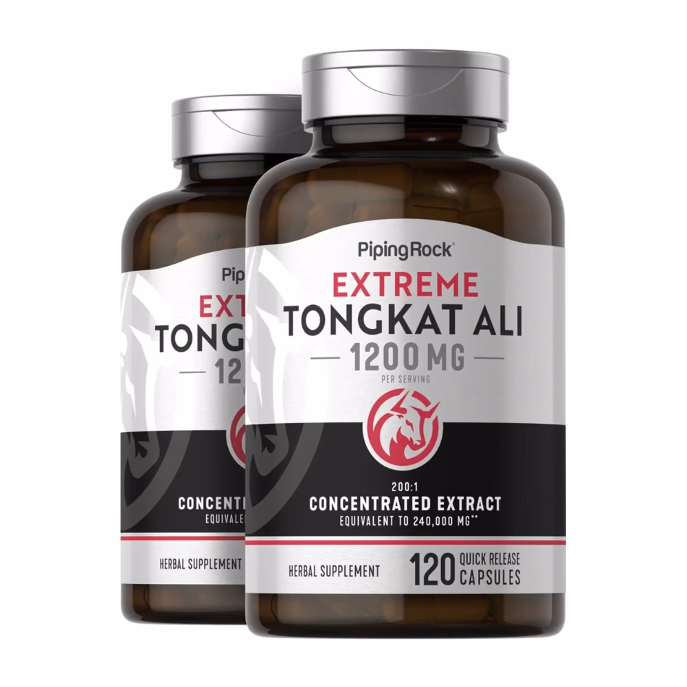 Piping Rock Extreme Tongkat Ali 1200mg 120 Caps 1