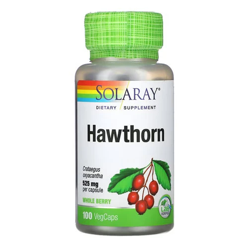 Solaray Hawthorn 525mg-100 Capsules