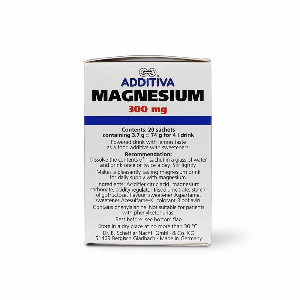 Additiva Magnesium 300mg 20 Sachets  4