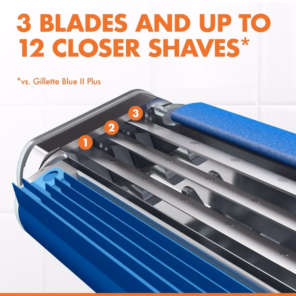 Gillette Blue 3 Pack (6+2) 3