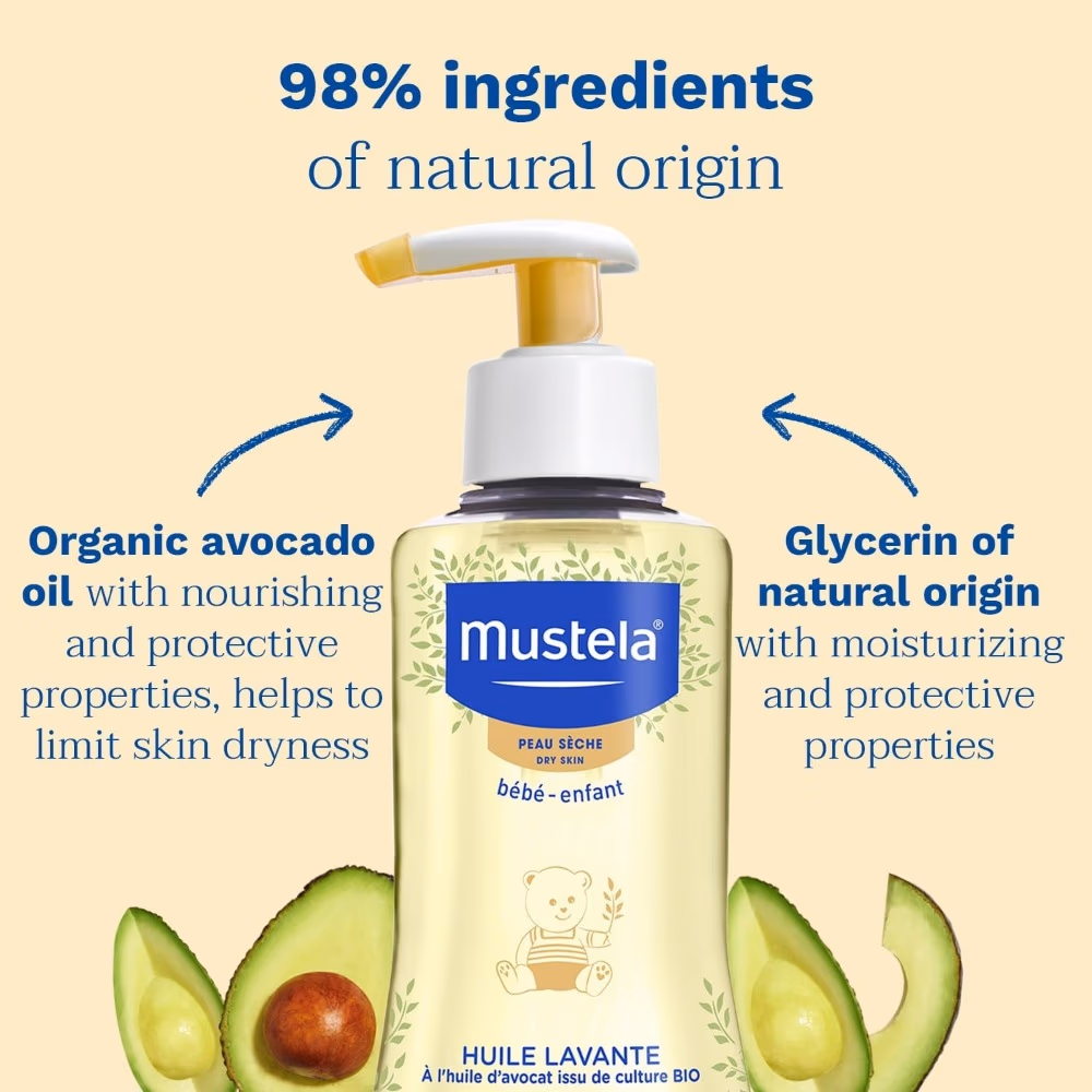 Mustela Gentle Cleansing Oil 500ML 5