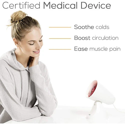 Beurer IL 21 Infrared Lamp – Soothing Heat Therapy for Colds & Muscle Tension 2