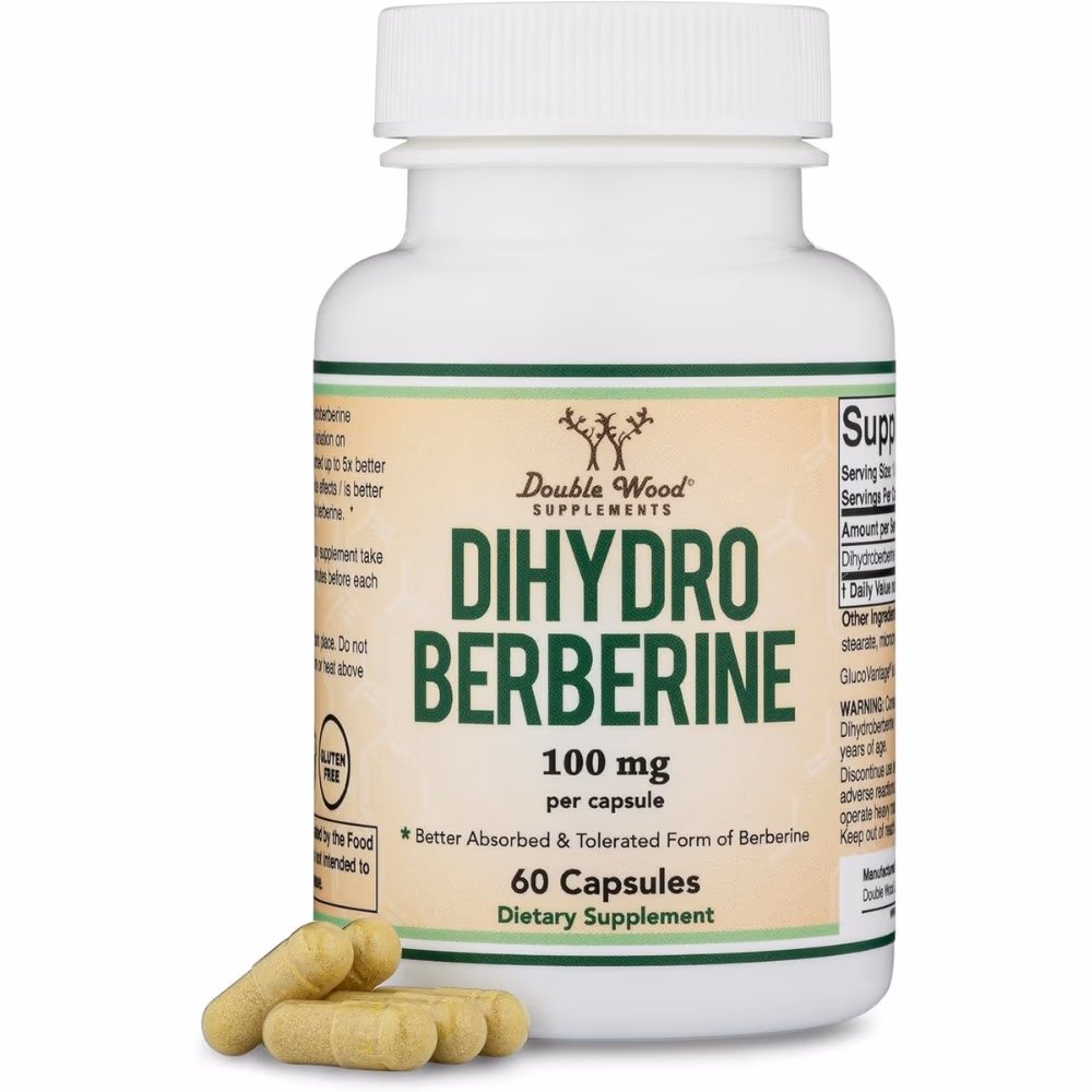 Double Wood Dihydroberberine 100mg 60 Capsules 1