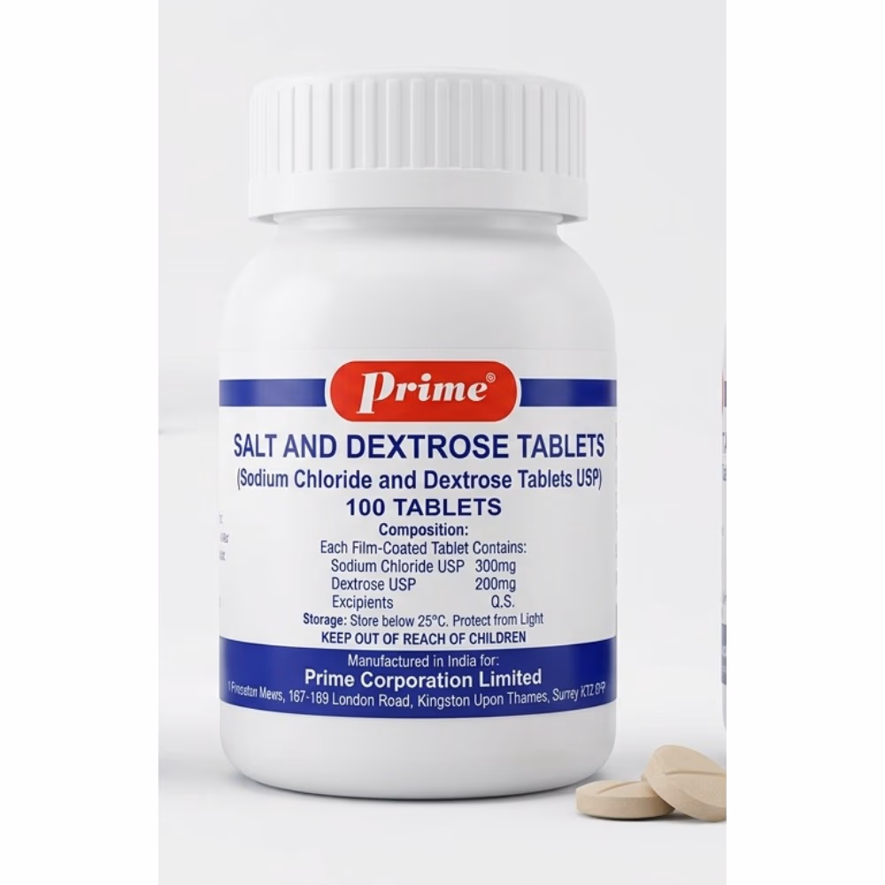 Prime Salt And Dextrose Tablets 100S