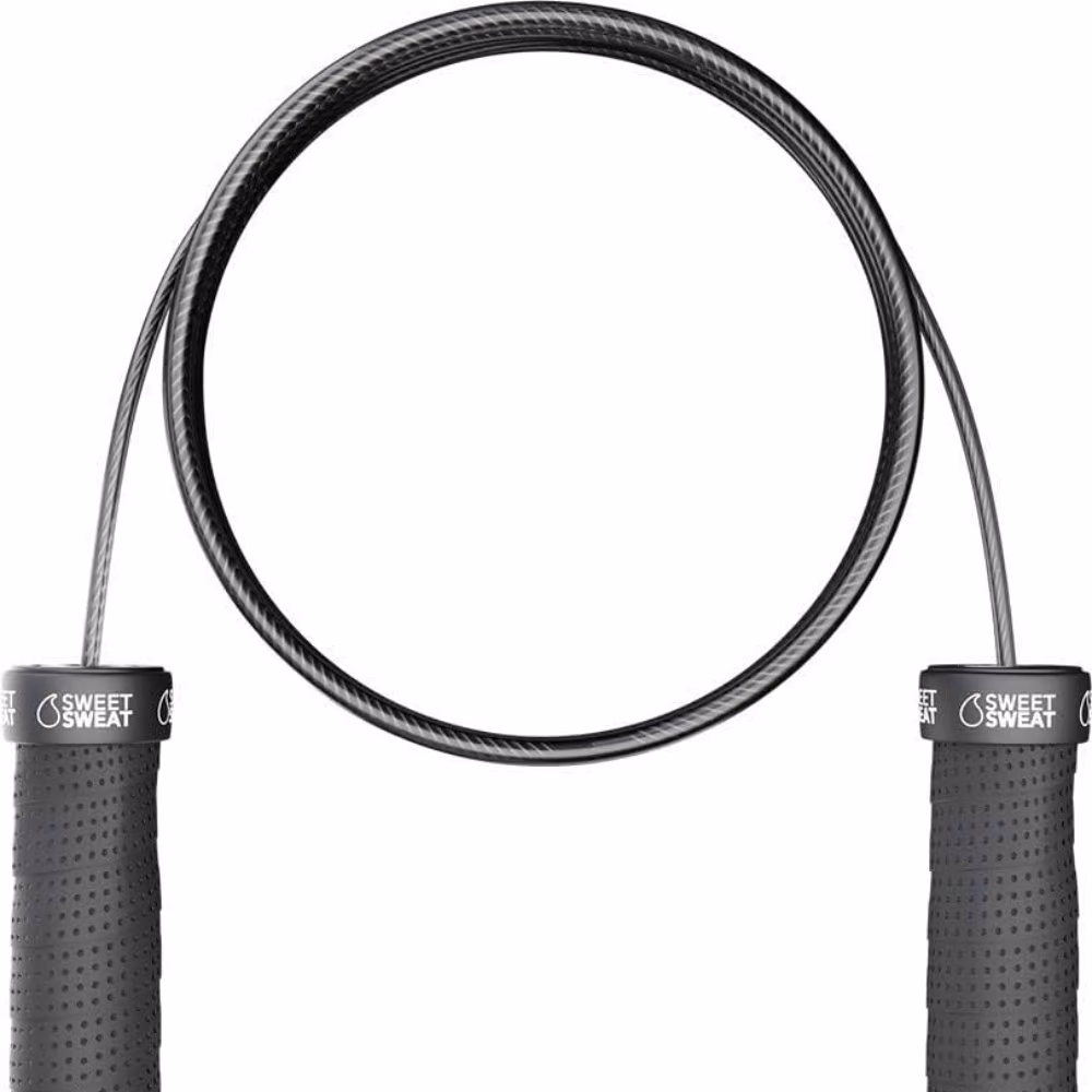 Sports Research Sweet Sweat Speed Rope - Black 4