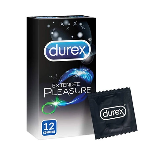 Durex Extended Pleasure Condoms - Pack of 12 1