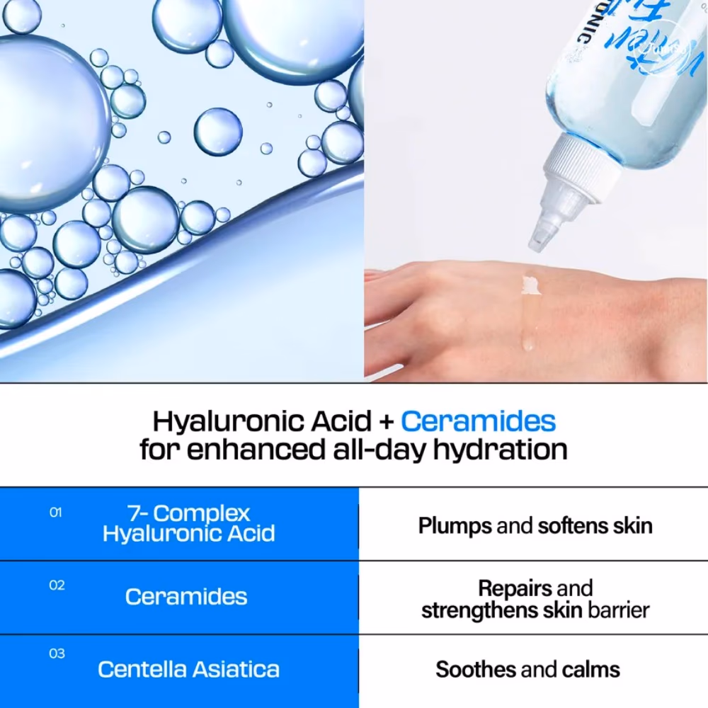 Jumiso Waterfull Hyaluronic Acid Toner, 250ml – Hydration Booster with 7-Complex Hyaluronic Acid 4