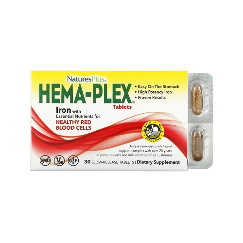 Natures Plus Hema-plex Iron Tablet 30s