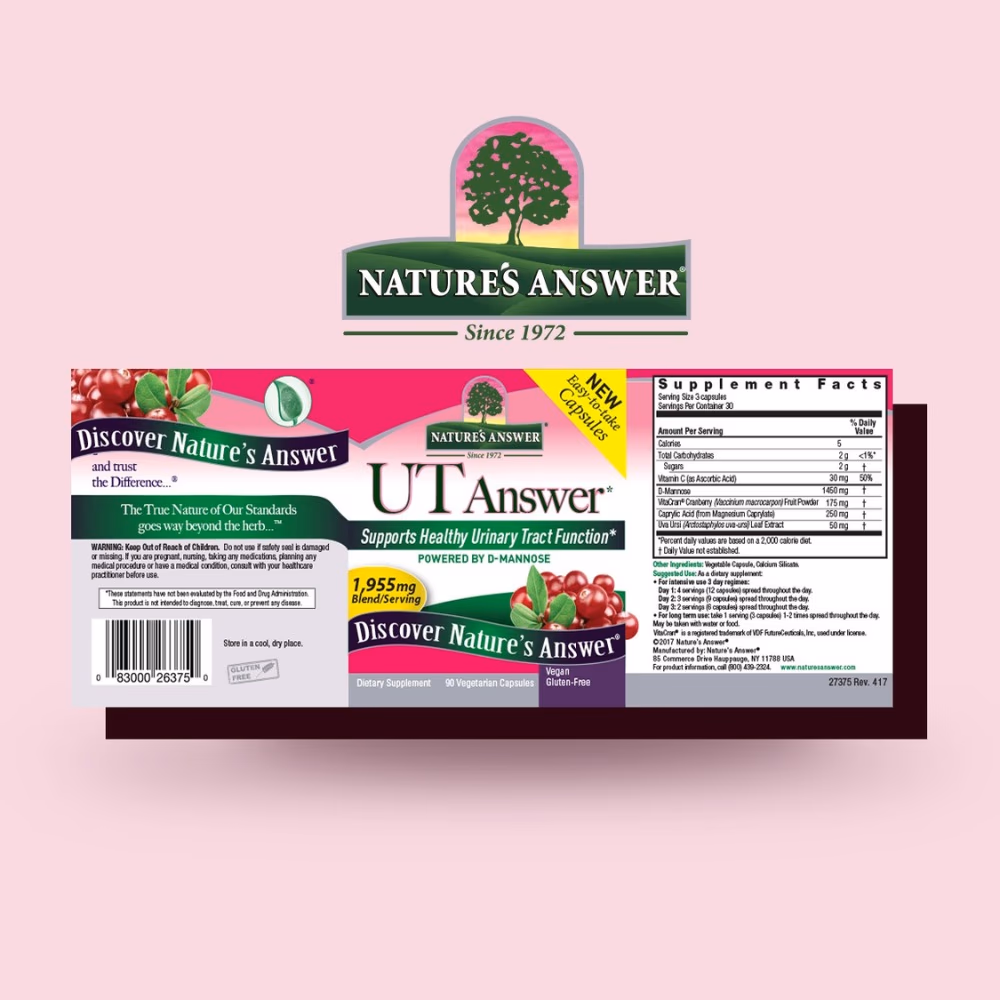 Natures Answer UT Answer 1955mg-90 Capsules 4