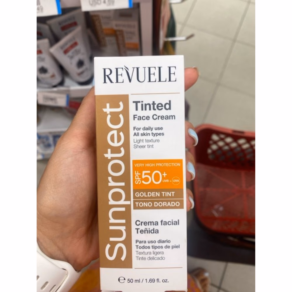 Revuele - SPF 50+ Sunprotect Face Cream - Golden Tint - 50 ml 2