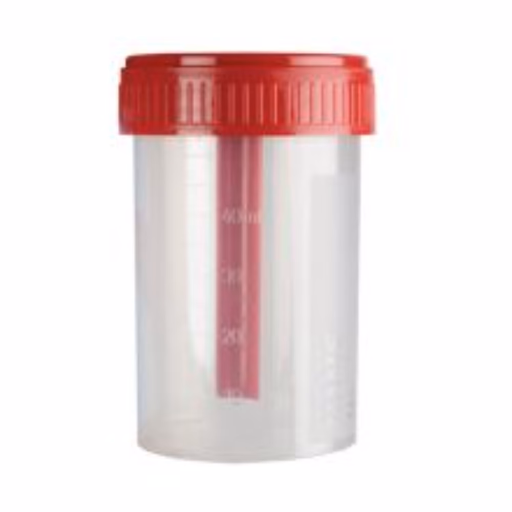 Brosco International Sterile Stool Container, 60mL – Sample Collection Cup with Integrated Spatula 2