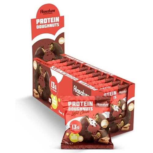 Alasature Protein Doughnuts 75gm - Lotus Cream Box of 12
