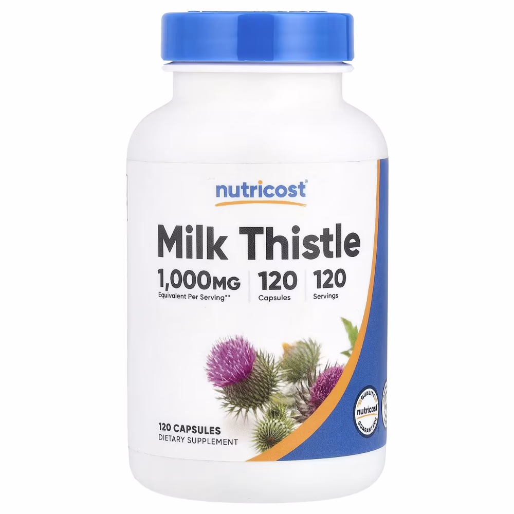 Nutricost Milk Thistle 1000mg-120 Capsules  1