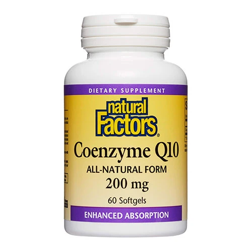Natural Factors Coenzyme Q10 200 mg 60 softgels 1