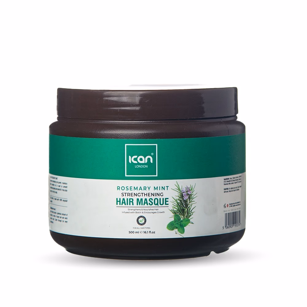 iCan London Rosemary Mint Strengthening Hair Masque 500ml 1