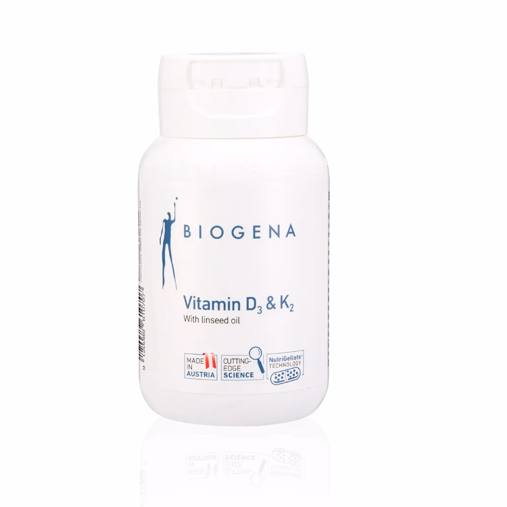 Biogena Vitamin D3 & K2- 60 Capsules