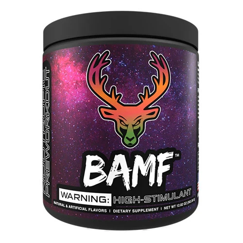 Bucked Up BAMF High Stimulant Pre-Workout POG Flavour 1