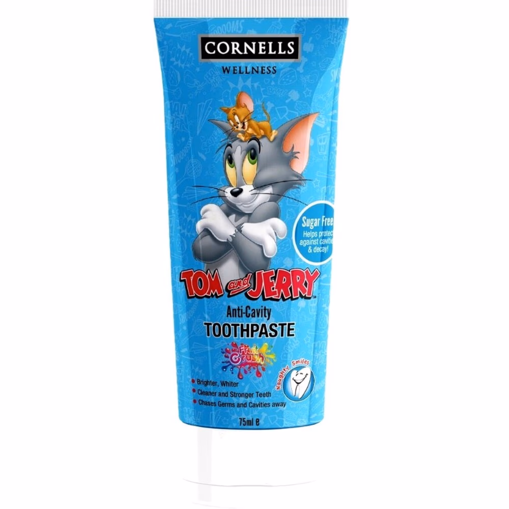 Cornells Tom & Jerry Fruit Crush Toothpaste 75ml