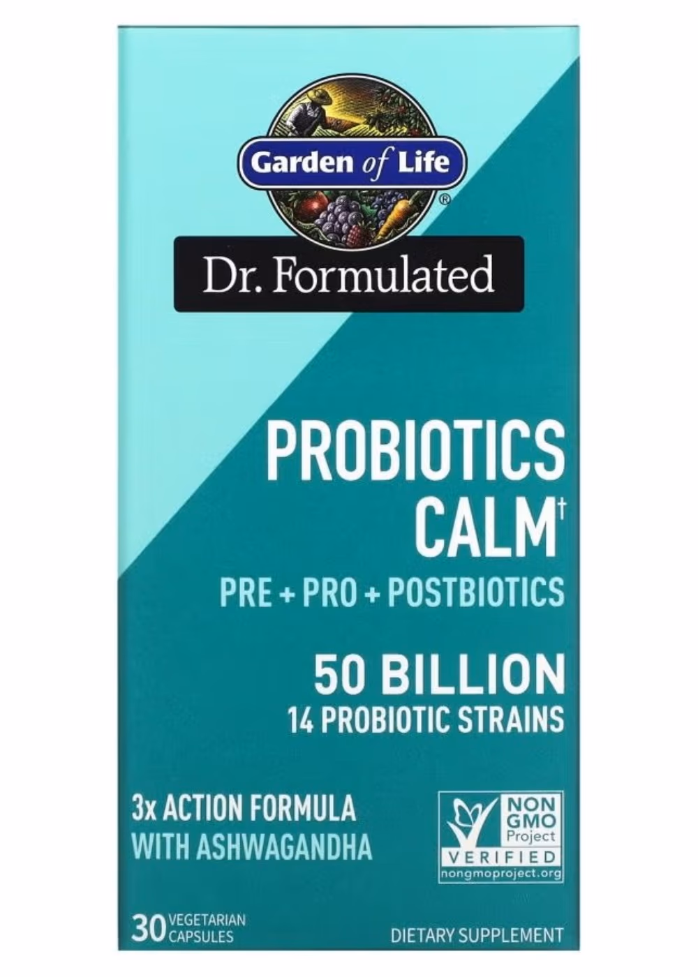 Garden Of Life Dr. Formulated Probiotics Calm 50 Billion 30 Capsules