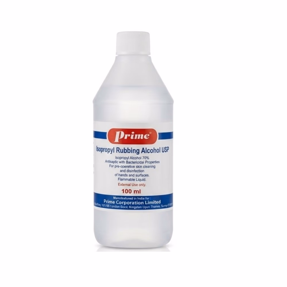 Prime Isopropyl 70% Rubbing Alcohol 100ml