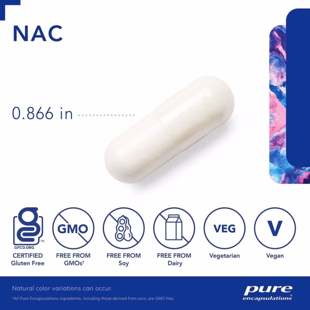 Pure encapsulations Nac 600MG Caps 30S 3