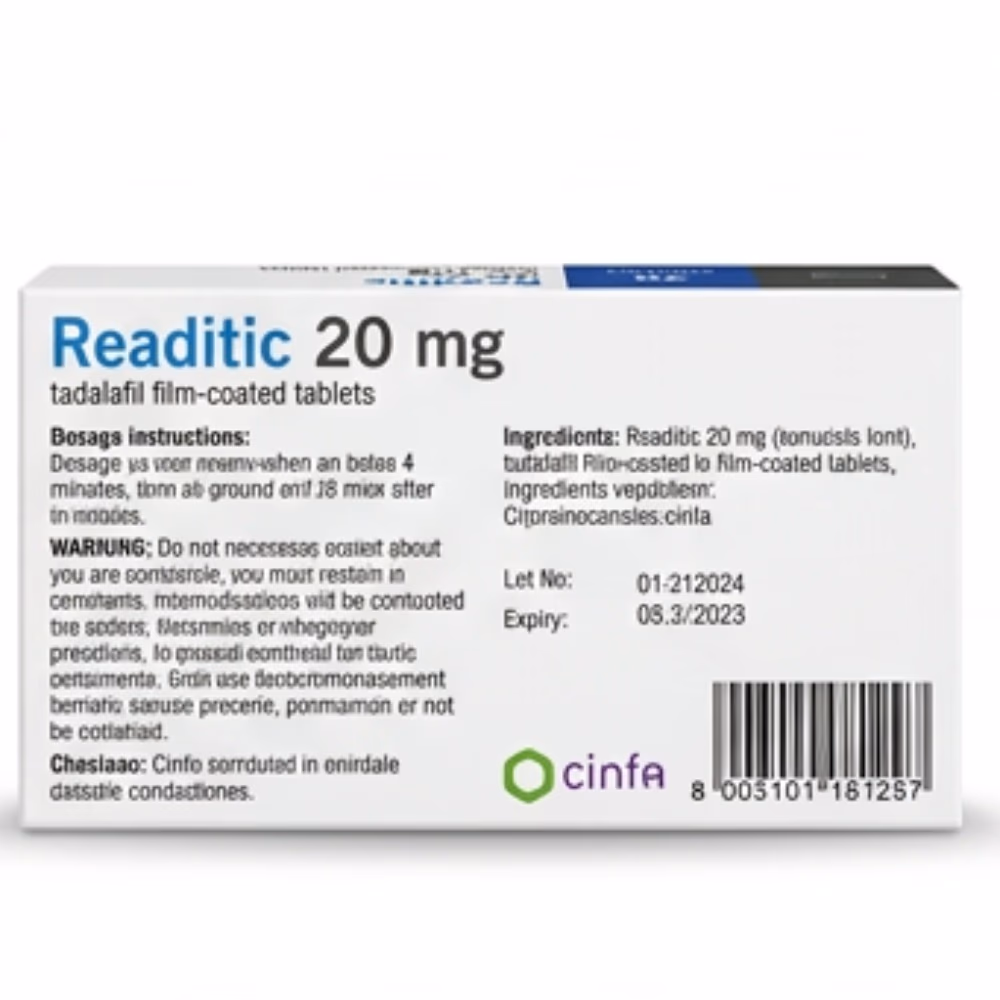 Readitic 20mg Tablet | Pack of 12 3