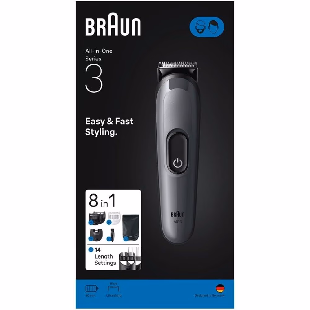 Braun Series 3 Multi Groom All-In-One Grey AIO3540 5