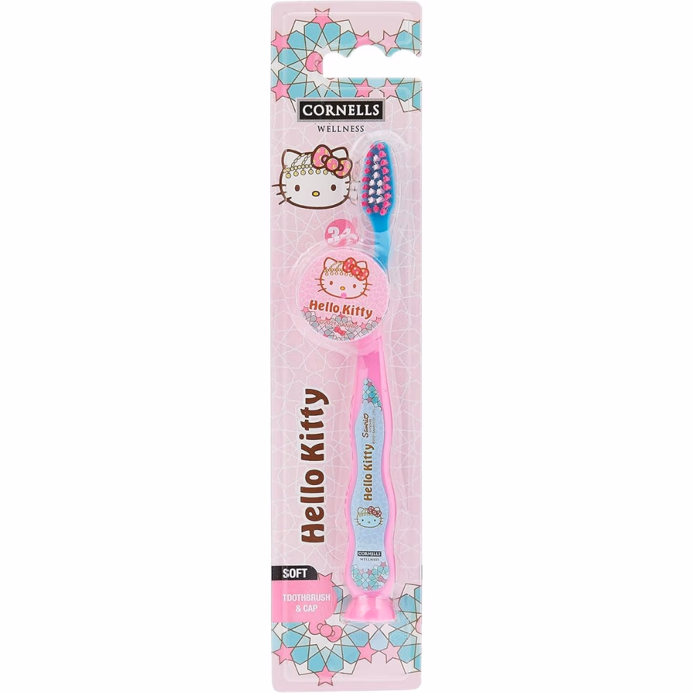 Cornells Hello Kitty Toothbrush & Cap
