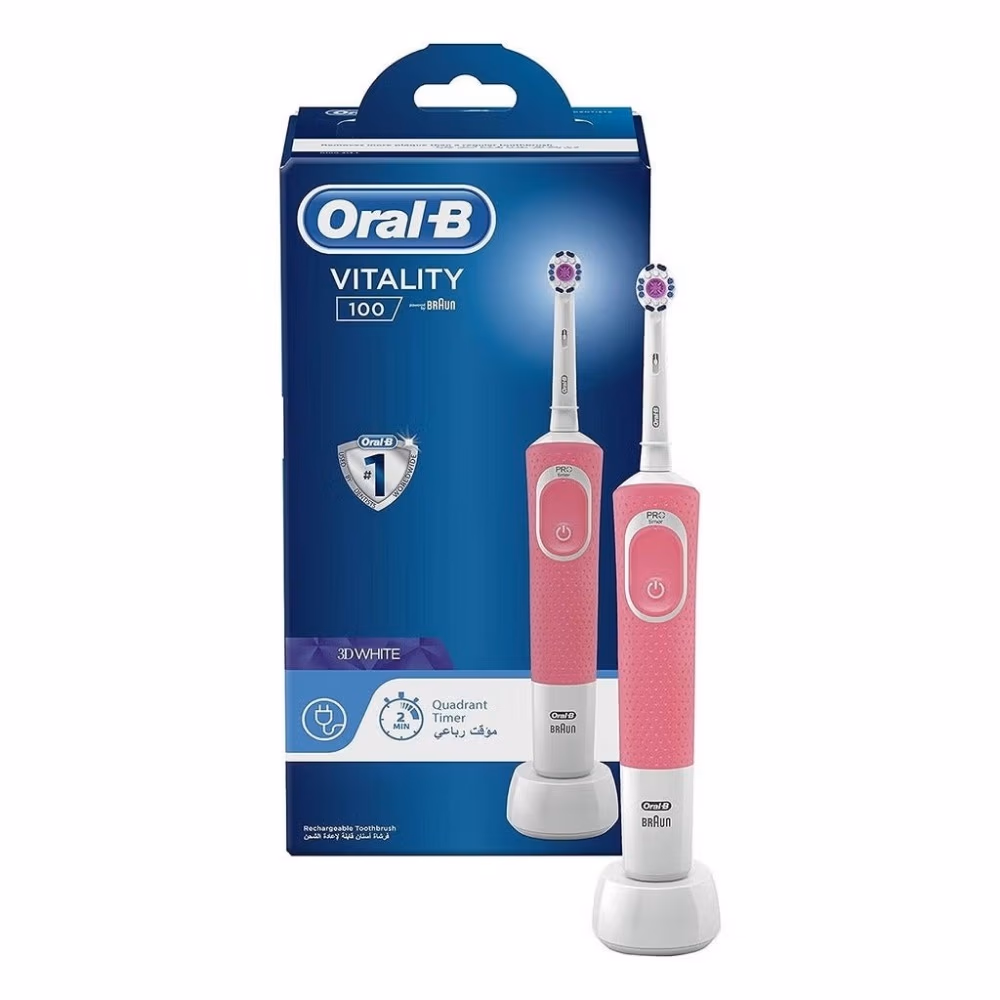 Oral-B Vitality 100 Toothbrush Pink 413 1 1
