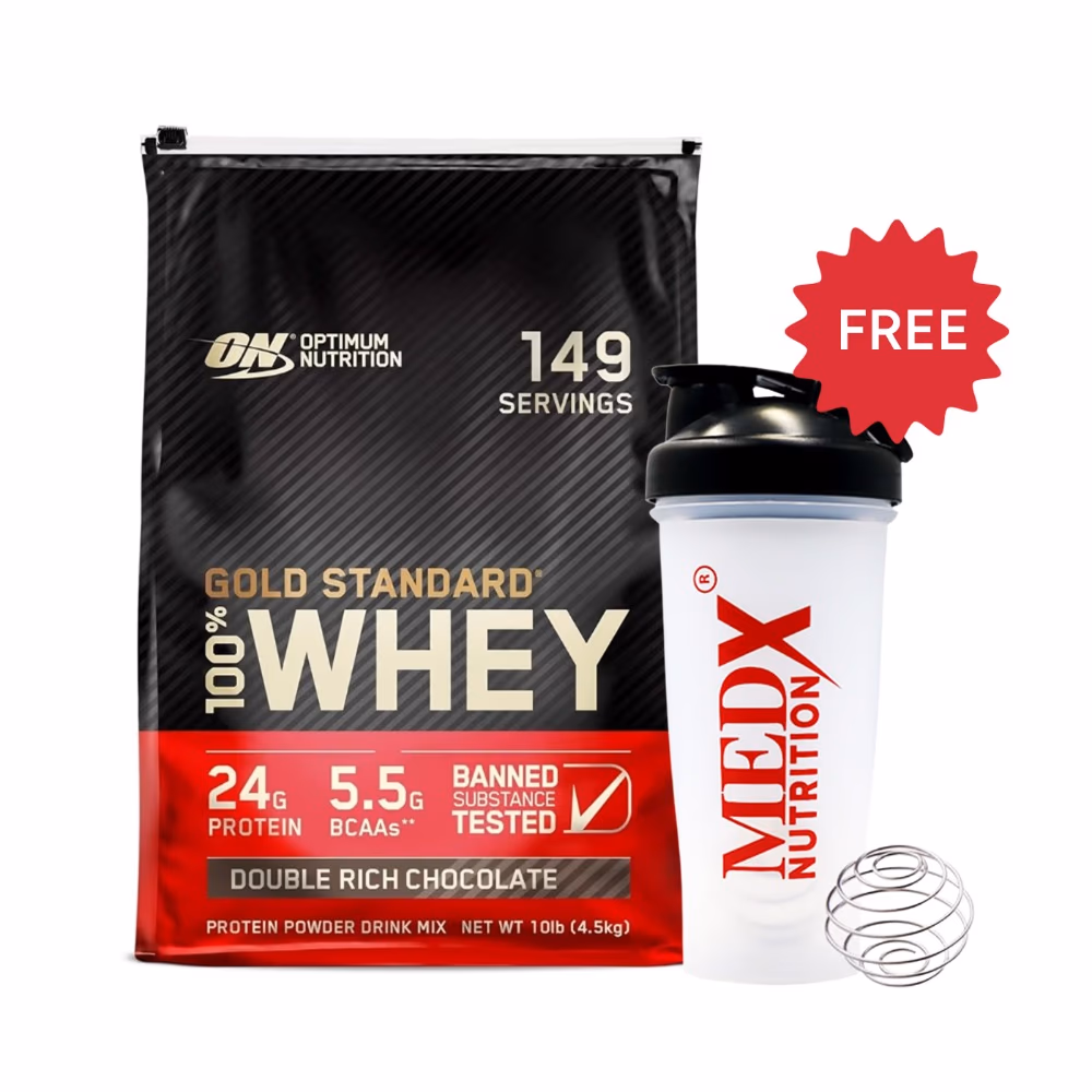 Optimum Nutrition 100% Gold Standard Whey Double Rich Chocolate 10LB 1
